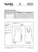 Burda Pattern 6221  Dress – Sleeveless – V-Neck
 with Flounce – Casual Cut from Jaycotts Sewing Supplies