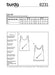 Burda Pattern 6231  Top with Rounded Neckline – 
Singe or Double Layer from Jaycotts Sewing Supplies