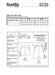Burda Pattern 6235  Skirt with Yoke – 
Hip Yoke Pockets from Jaycotts Sewing Supplies