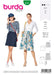 Burda Pattern 6235  Skirt with Yoke – 
Hip Yoke Pockets from Jaycotts Sewing Supplies