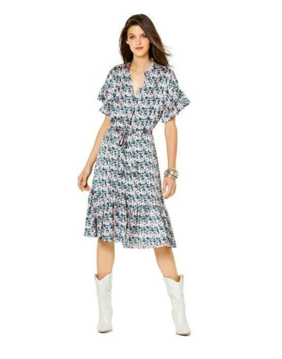 Burda Pattern 6240  Dress with Button Fastening –
 Stand Collar – Frills from Jaycotts Sewing Supplies