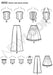 NL6242 Misses' Corset Top, Pants & Skirt from Jaycotts Sewing Supplies