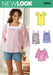 NL6284 Misses' Pullover Top in 2 Lengths from Jaycotts Sewing Supplies