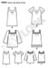NL6284 Misses' Pullover Top in 2 Lengths from Jaycotts Sewing Supplies