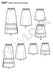 NL6287 Misses' Pull on Skirt in 4 Lengths from Jaycotts Sewing Supplies
