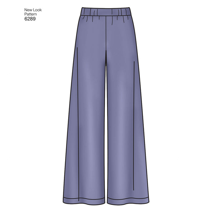 New Look pattern 6289 Misses' Trousers or Shorts from Jaycotts Sewing Supplies