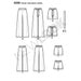 New Look pattern 6289 Misses' Trousers or Shorts from Jaycotts Sewing Supplies