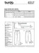 BD6317 Misses' Jogging pants sewing pattern from Jaycotts Sewing Supplies