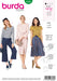 BD6328 Top with boat neckline sewing pattern from Jaycotts Sewing Supplies