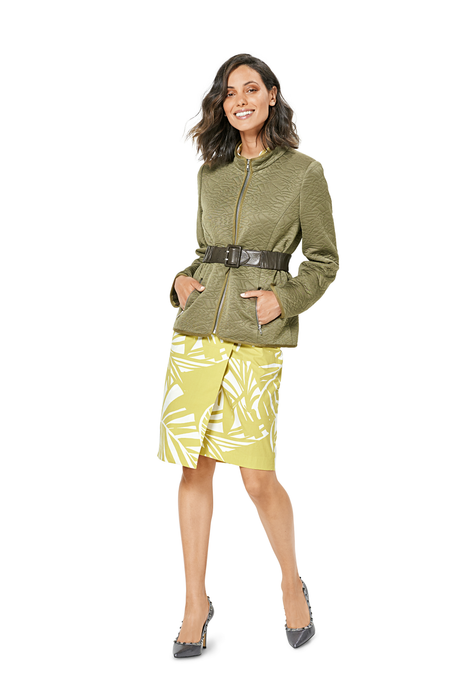 BD6337 Misses' quilted jacket sewing pattern from Jaycotts Sewing Supplies