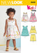 NL6441 Toddlers' Easy Dresses, Top and Cropped Pants from Jaycotts Sewing Supplies