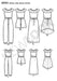NL6444 Girl's Dress and Jumpsuit in Two Lengths from Jaycotts Sewing Supplies