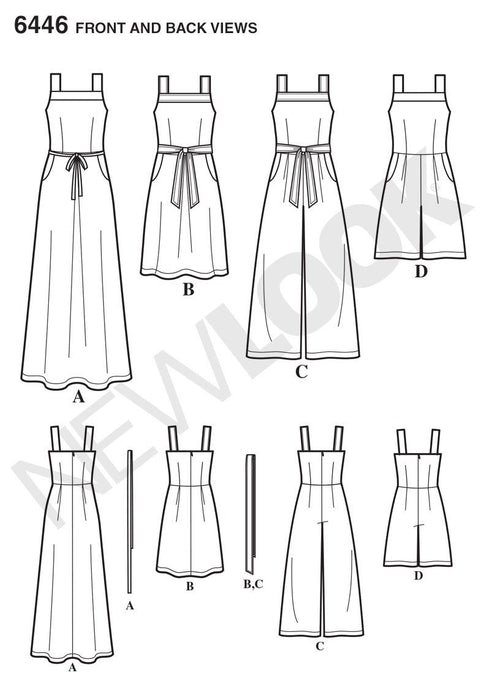 NL6446 Misses' Jumpsuits and Dresses from Jaycotts Sewing Supplies