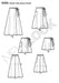 NL6456 Misses' Easy Wrap Skirts in Four Lengths from Jaycotts Sewing Supplies