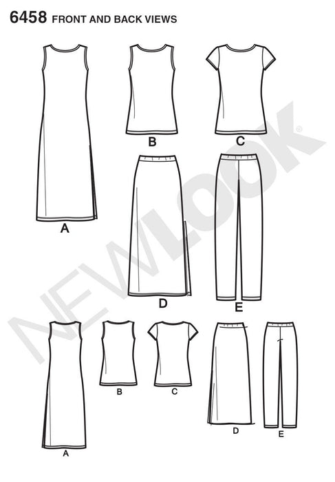NL6458 Misses' Easy Knit Separates from Jaycotts Sewing Supplies