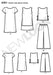 NL6461 Misses' Dress, Tunic, Top and Cropped Pants from Jaycotts Sewing Supplies