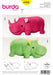Burda Style Pattern BD6560 Stuffed Hippo or Rhino from Jaycotts Sewing Supplies