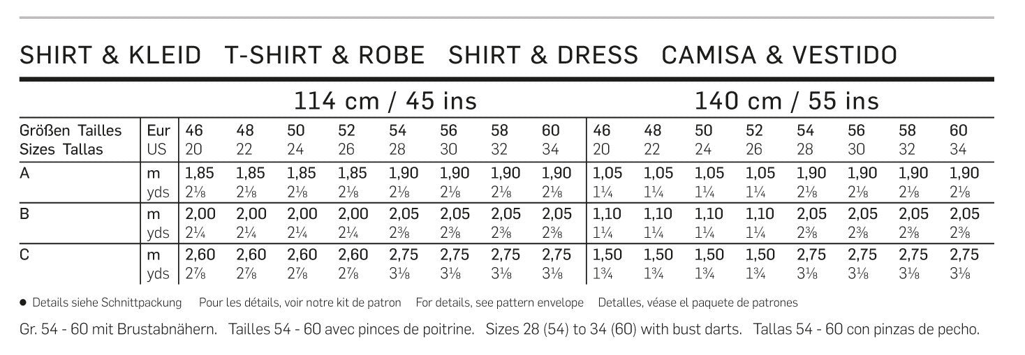BD6672 Women's Shirt & Dress from Jaycotts Sewing Supplies