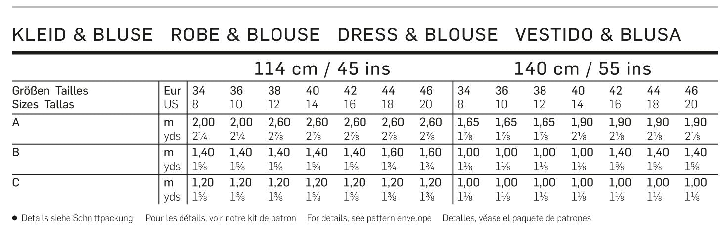 Burda BD6684 Women's Dress and Blouse Sewing Pattern from Jaycotts Sewing Supplies