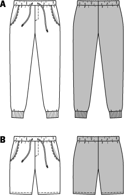 BD6719 Mens Jogging Pants from Jaycotts Sewing Supplies
