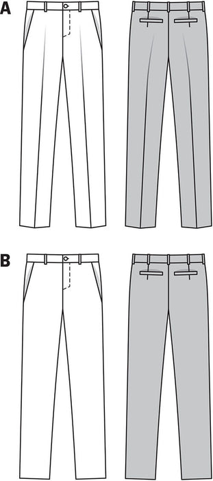 BD6933 Men's Trousers | Average from Jaycotts Sewing Supplies