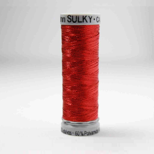 Sulky Metallic Embroidery Thread 7014 Red from Jaycotts Sewing Supplies