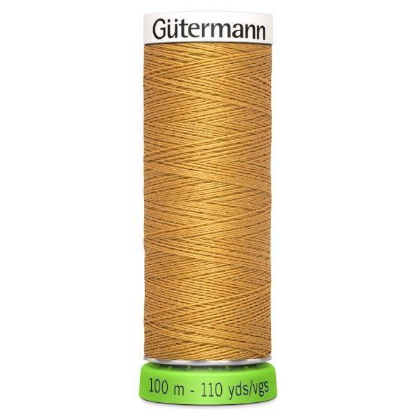Gutermann Recycled Thread 100m, Colour 968 Gold from Jaycotts Sewing Supplies