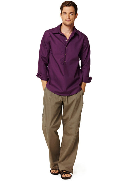 Burda 7525 Mens' Shirt Pattern from Jaycotts Sewing Supplies