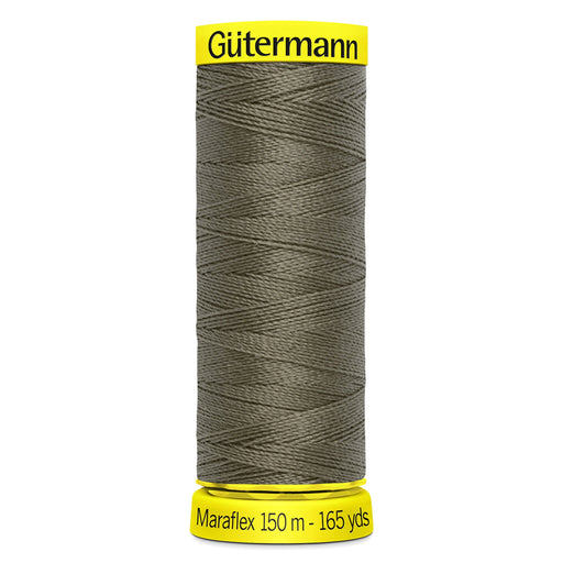 Gutermann Maraflex Stretchy Sewing Thread 150m colour 676 Khaki from Jaycotts Sewing Supplies