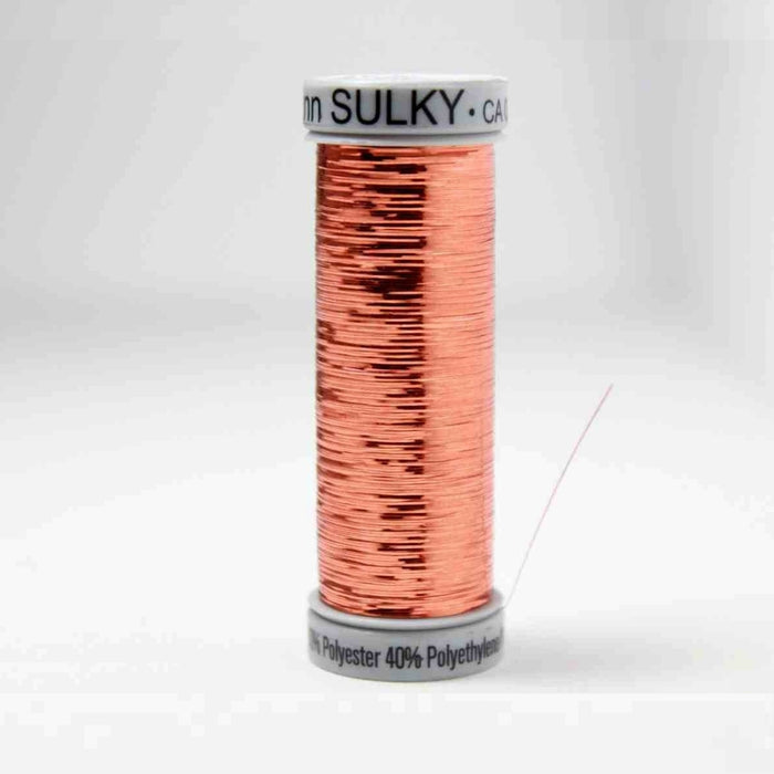 Sulky Sliver Metallic Embroidery Thread 8011 Bronze from Jaycotts Sewing Supplies