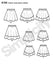 Simplicity Pattern 8106 Childs skirt pattern from Jaycotts Sewing Supplies