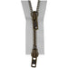 YKK Open End Zip - TWO WAY METAL - Colour 501 WHITE from Jaycotts Sewing Supplies