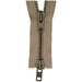 YKK Open End Zip - TWO WAY METAL - Colour 573 Biscuit from Jaycotts Sewing Supplies