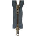 YKK Open End Zip - TWO WAY METAL - Colour 578 Mid Grey from Jaycotts Sewing Supplies