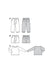 Burda Style Pattern 9261 Kids  Trousers and Top from Jaycotts Sewing Supplies