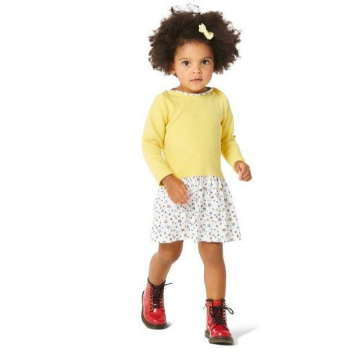 Burda Pattern 9296 Babies' Shirtdress with Pockets – 
Dress with Gathered Skirt from Jaycotts Sewing Supplies