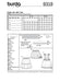 BD9319 Child's pinafore skirt sewing pattern from Jaycotts Sewing Supplies