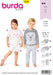 BD9326 Toddler's sleepwear sewing pattern from Jaycotts Sewing Supplies