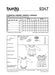 BD9347 Baby's Dress and Bodysuit | Burda style pattern from Jaycotts Sewing Supplies