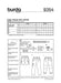 BD9354 Girl/Girl Plus Pant and Short | Burda style pattern from Jaycotts Sewing Supplies