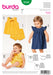 Burda Style Pattern BD9358 Baby Dress, Top and Panties from Jaycotts Sewing Supplies