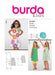 Burda 9544 Girls' Dress Pattern | Easy from Jaycotts Sewing Supplies