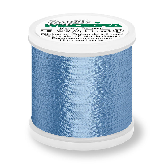 Madeira Rayon 40 Embroidery Thread 200m #1028 Faded Blue from Jaycotts Sewing Supplies