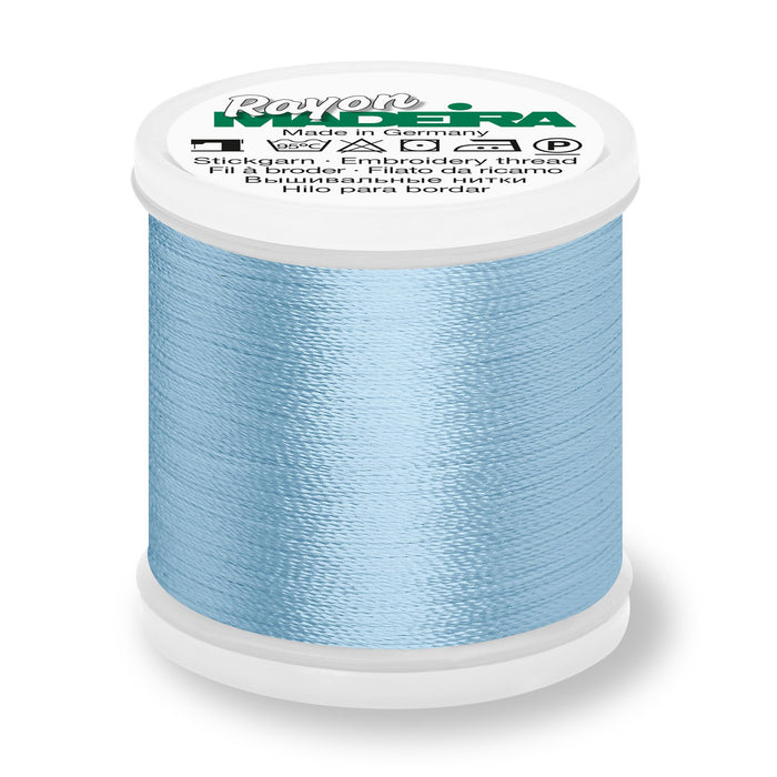 Madeira Rayon 40 Embroidery Thread 200m #1075 Dusty Blue from Jaycotts Sewing Supplies