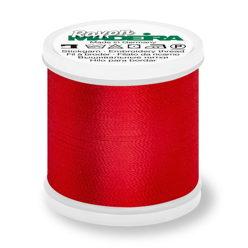 Madeira Rayon 40 Embroidery Thread 200m #1147 Red from Jaycotts Sewing Supplies