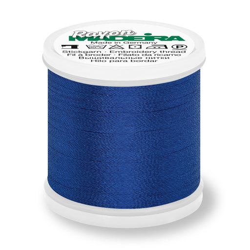Madeira Rayon 40 Embroidery Thread 200m #1166 Royal Blue from Jaycotts Sewing Supplies