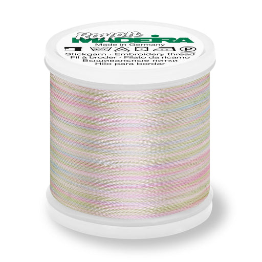 Madeira Rayon 40 Embroidery Thread 200m Multi #2101 Pastel Mint/Blue/Pink from Jaycotts Sewing Supplies