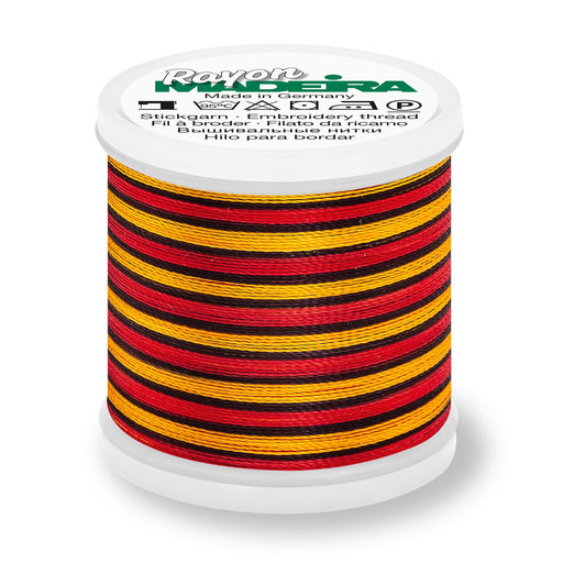 Madeira Rayon 40 Embroidery Thread 200m Multi #2145 Oranges/Yellows/Browns from Jaycotts Sewing Supplies