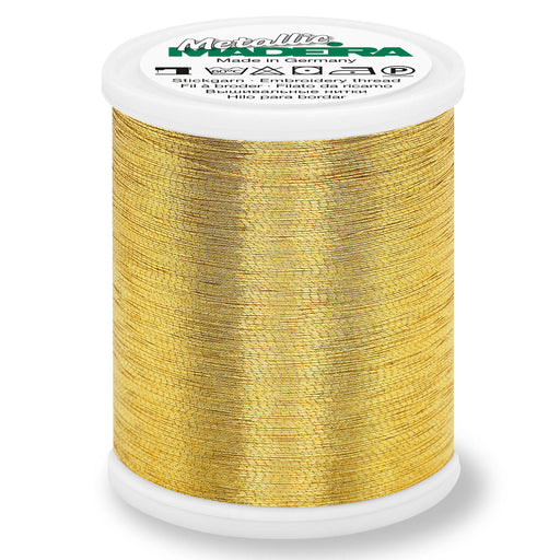 Madeira Metallic Embroidery Thread | Gold 4 from Jaycotts Sewing Supplies