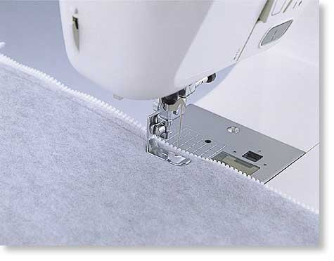 Brother Adjustable Zip & Piping Foot from Jaycotts Sewing Supplies